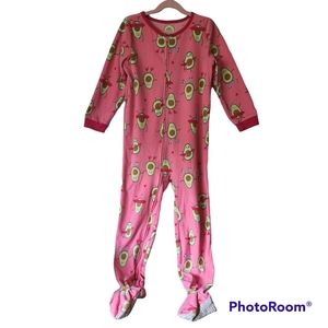 🛍 Carters fleece footie PJ'S pink avacado